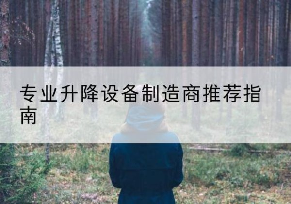 桃源电动剪叉升降平台厂家-专业升降设备制造商推荐指南